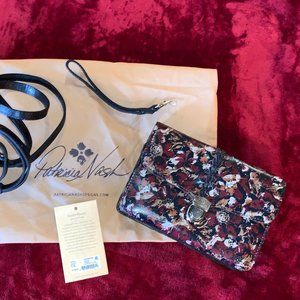 NEW Patricia Nash Bag Scarlet Blooms Bianco CrossBody Bag w/Dust Bag & Straps